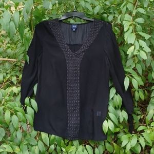 Blue Saks Fifth Avenue top.